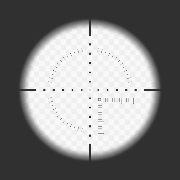 Realistic sniper sight.