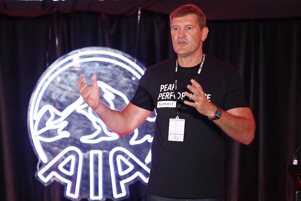 AIA NZ CEO Nick Stanhope at the Peak Performance Summit on 20 May 2021.