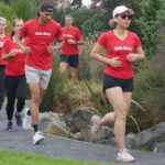 Staff at AIA NZ in Takupna pound the streets around Smales Farm for World Vision's work in India