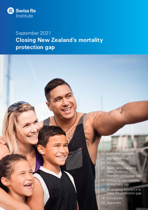 Download the full Swiss Re report Closing New Zealand's Mortality Protection Gap.